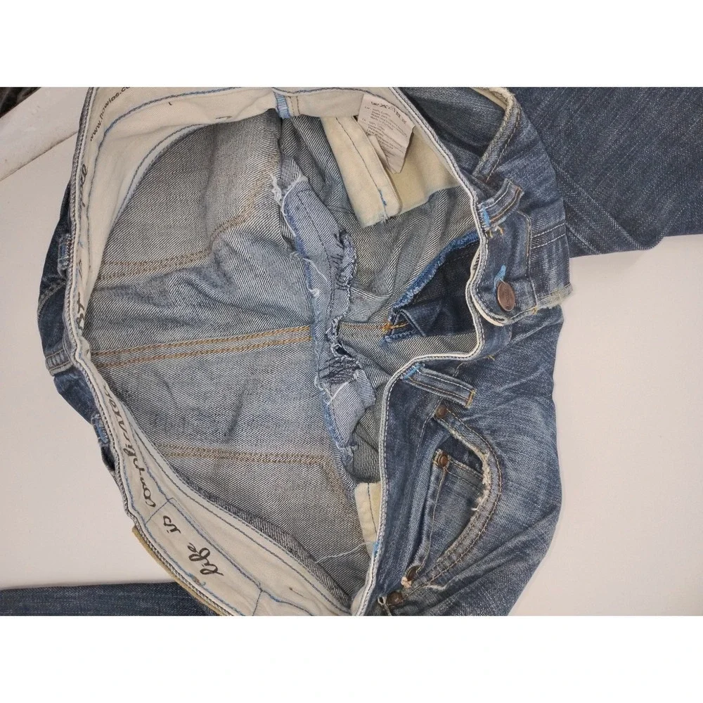 Howies Selvage Jeans‎ Pants Patch Work Patches Size 32x28 Button Fly